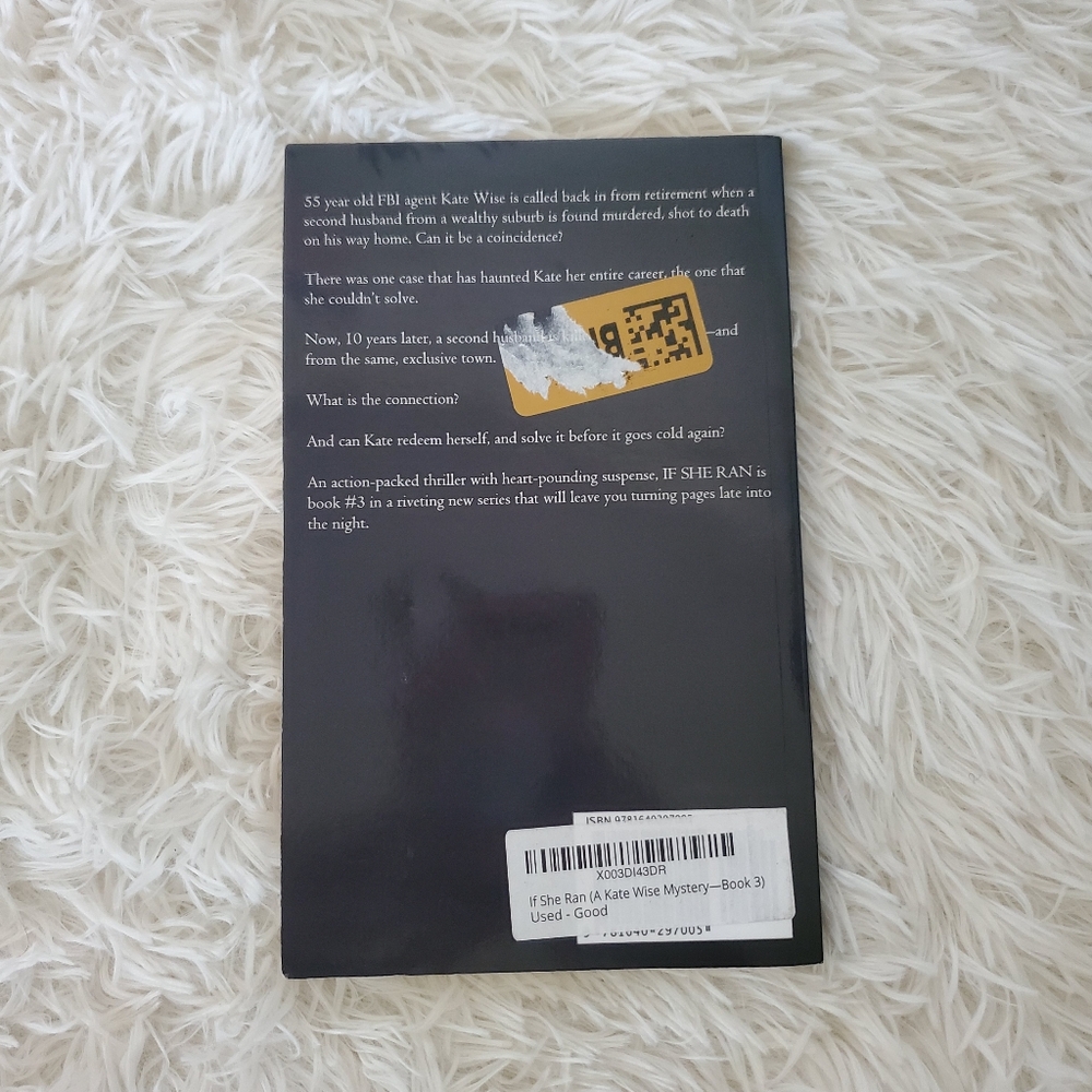Kate Wise Mystery Novel 'If She Ran' by Blake Pierce Book 3 - Picture 2 of 2